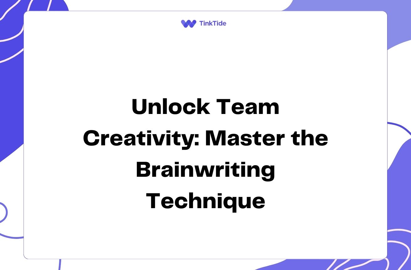 Unlock Team Creativity: Master the Brainwriting Technique