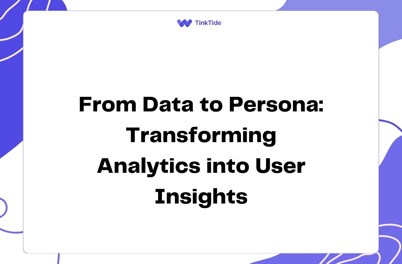 From Data to Persona: Transforming Analytics into User Insights